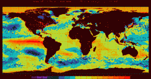 Sea surface temperature anomalies, February 2nd, 1998
