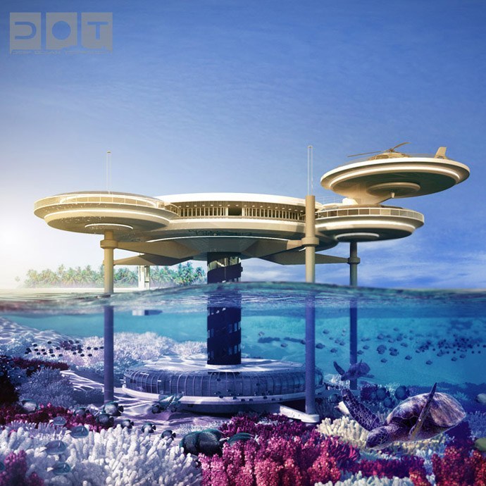 Location of planned underwater hotel moved to the Maldives