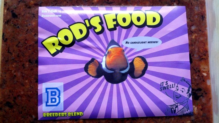 New "Breeders Blend" food from Rod's Food
