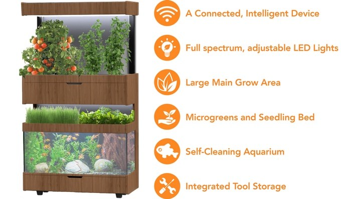 Possibly the world's most advanced and sexy home aquaponics system