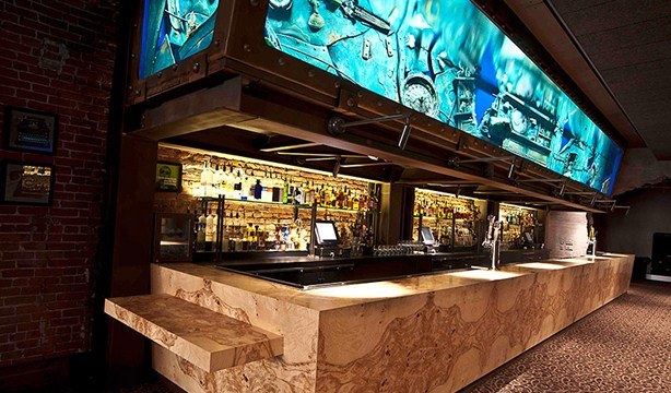 Tenji redefines "dive bar" with 7,500 gallon custom aquarium