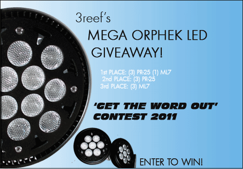 Win some Orphek PR-25 and ML7 from 3reef.com